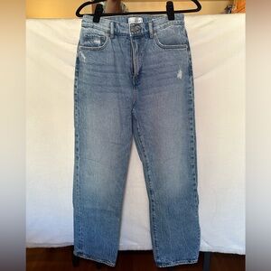 LOFT Women's Straight Leg Light Blue Jeans